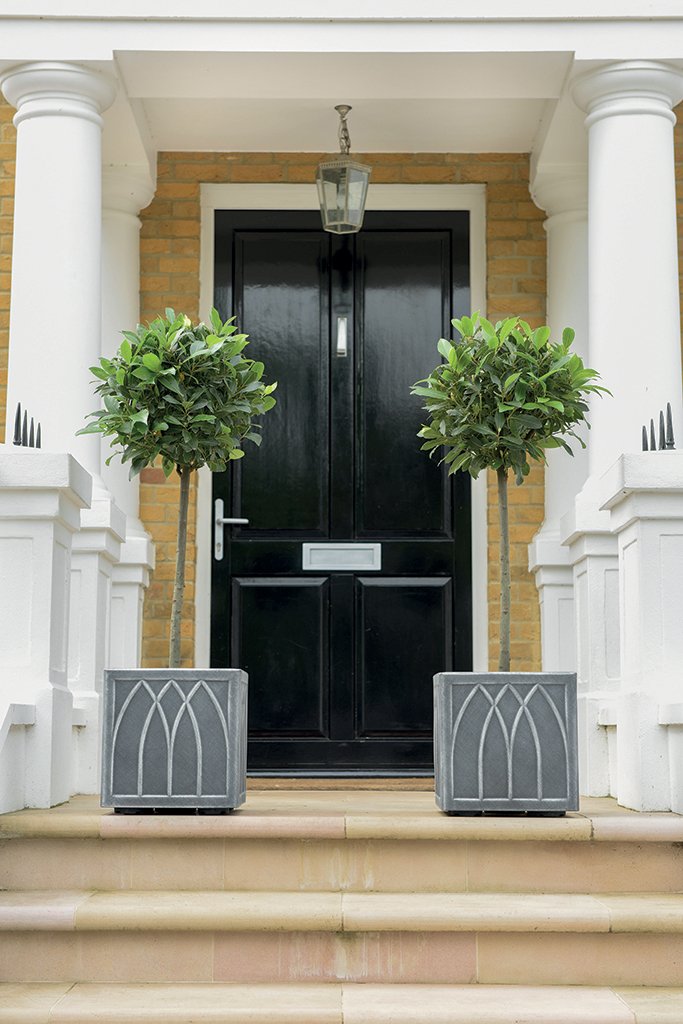 Stewart 5121031 32 cm Square Versailles Planter - Pewter