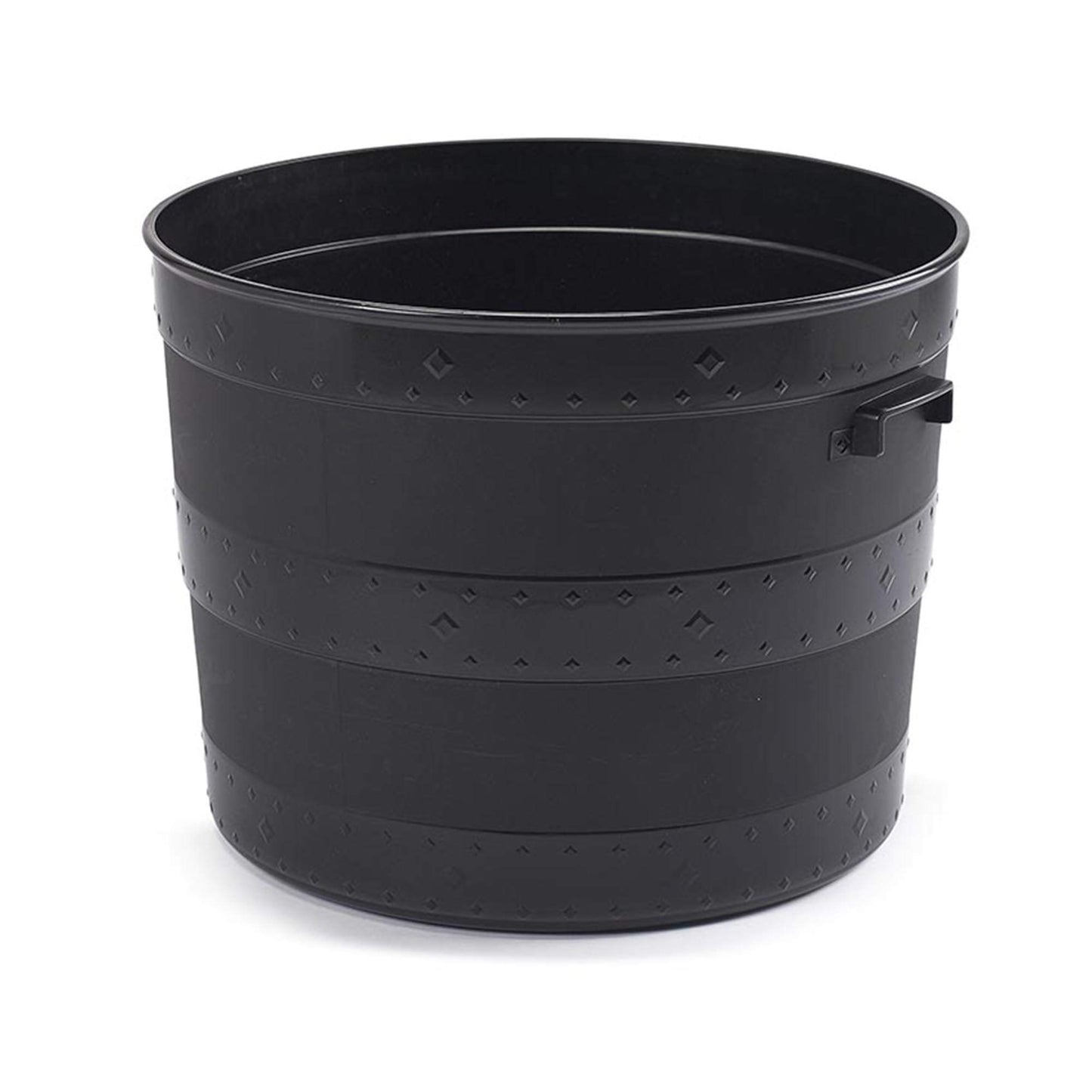 Large Blacksmith Barrel Planter Plant Pot Tub Indoor Outdoor With Handles 50cm