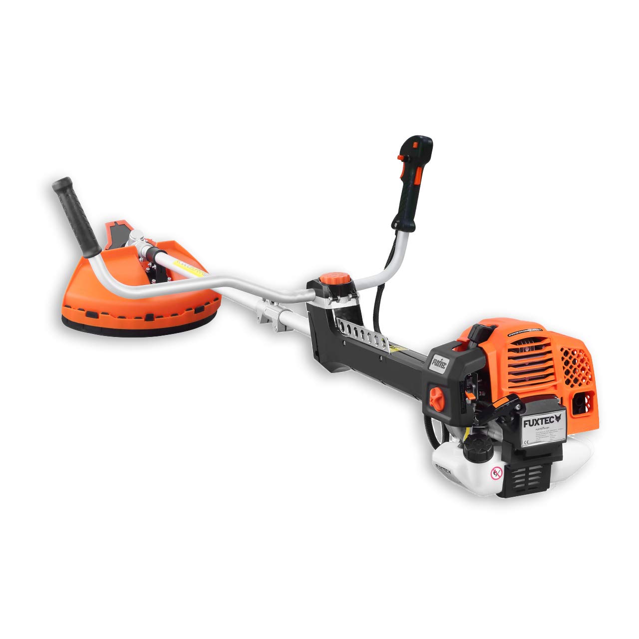 FUXTEC 62cc Petrol Professional Strimmer, Grass Trimmer & Brush Cutter – 3,5 HP 2-Stroke Engine, Anti-Vibration System, Motor Scythe – 2-in-1 Garden Tool for Lawn & Brush Cutting – FX-PS162