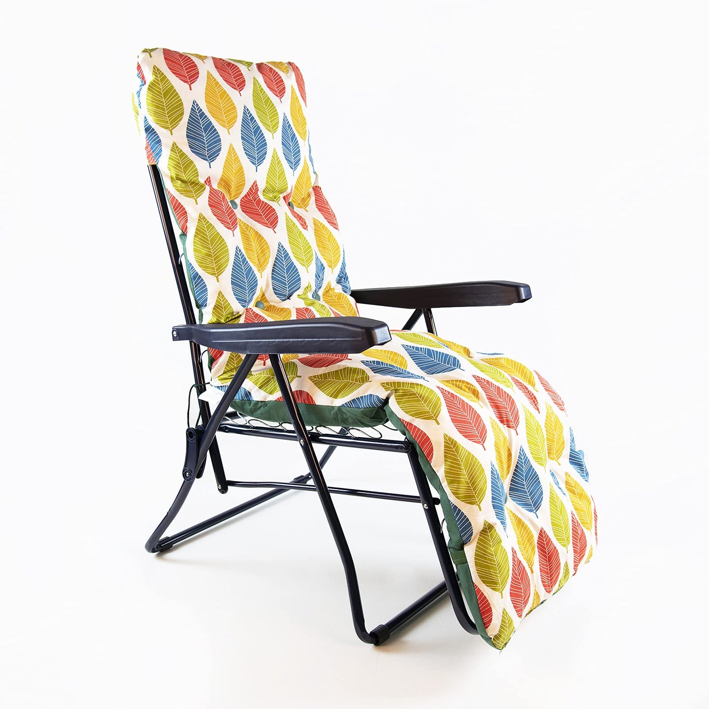 Sun Lounger Recliner Relaxer Reclining Chair Seat Outdoor Garden Patio Cushion