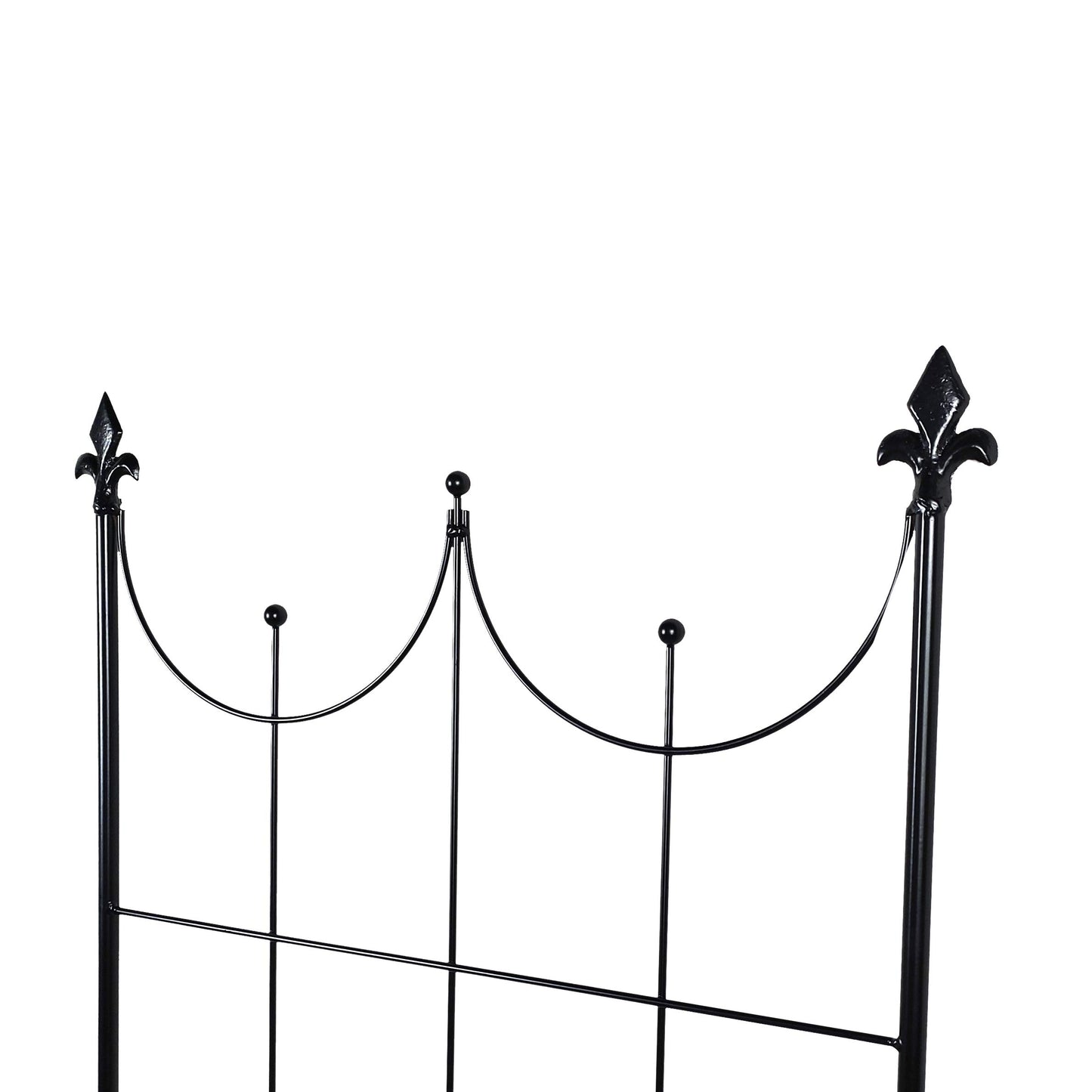 OUTOUR Larger Garden Trellis Plant Support Wire Lattice Grid Panel Stake Fence, 72"x20", for Climbing Plants, Potted Vines Vegetables Vining Flowers Ivy Roses Clematis, Lawn Backyard Patio, Black