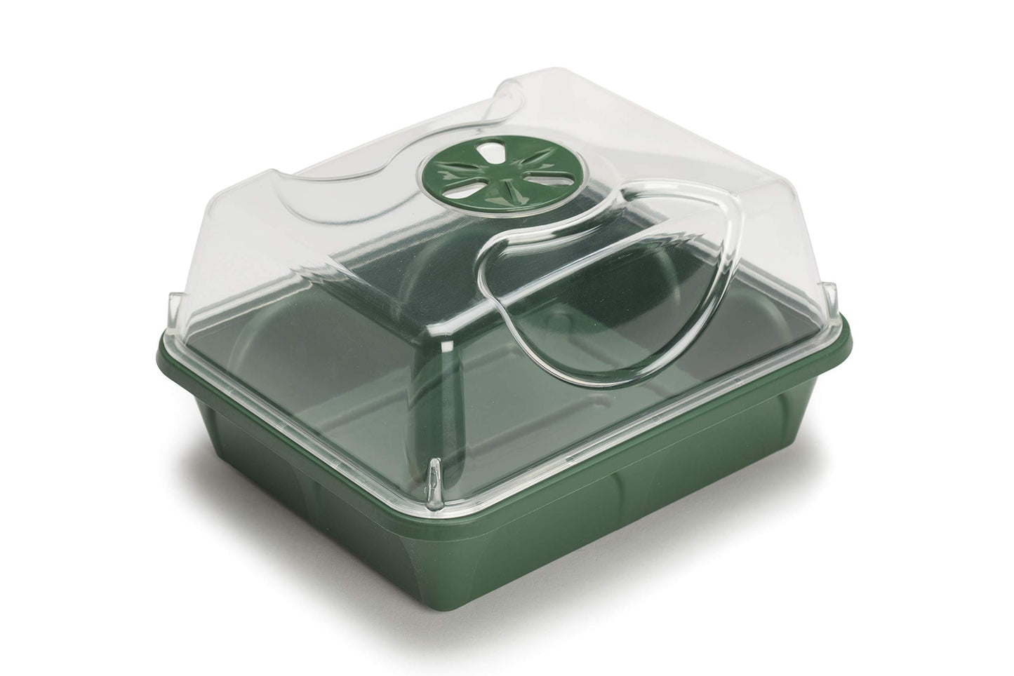 EarlyGrow Heated Electric Shatter Resistant 3-Bay Windowsill Propagator