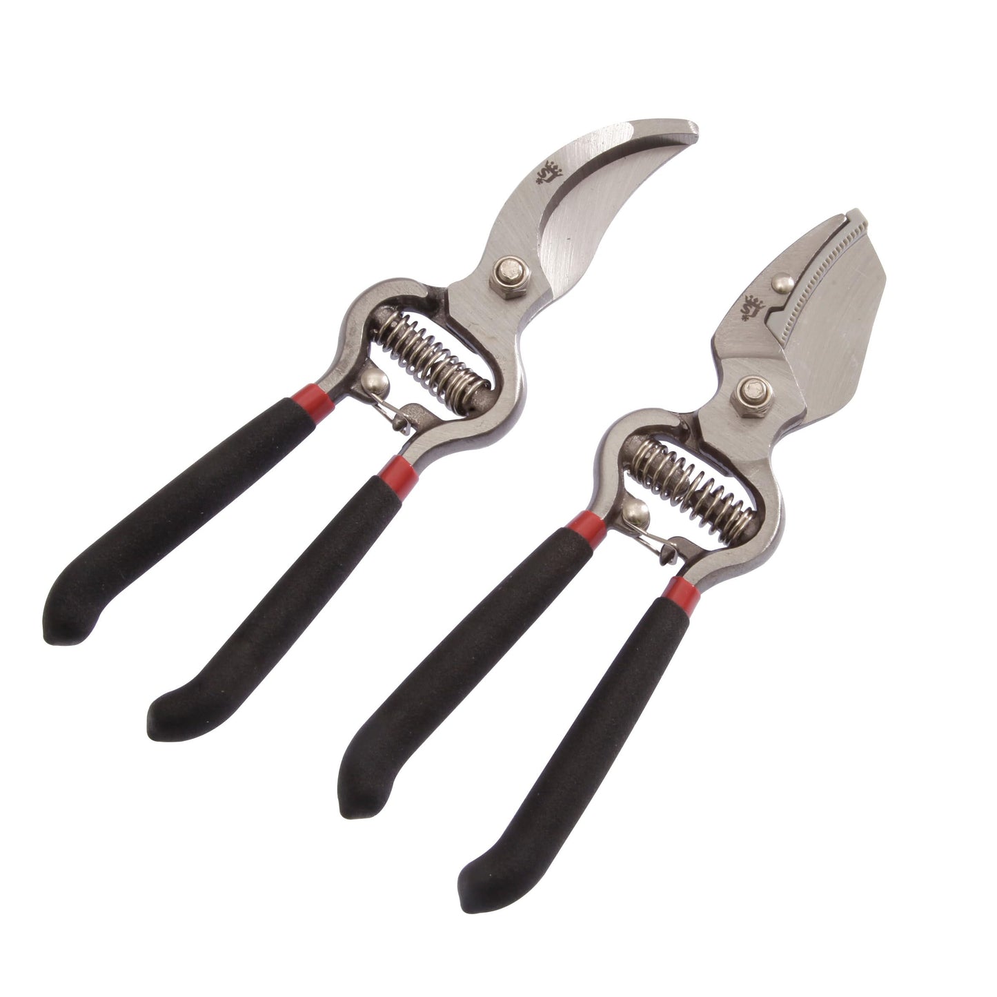 Spear & Jackson CUTTINGSET8 Traditional Bypass and Anvil Secateurs Set, Black