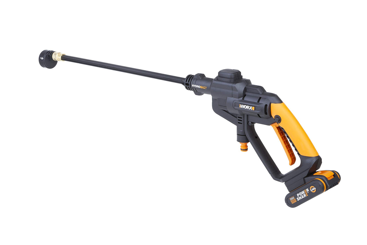 WORX WG620E.4 Hydroshot Cordless Portable Pressure Washer Cleaner Kit - Power Washer with 2 Batteries, Adjustable Pressure Settings for Garden, Patio, Car Wash & More, 320 PSI (22 Bar)