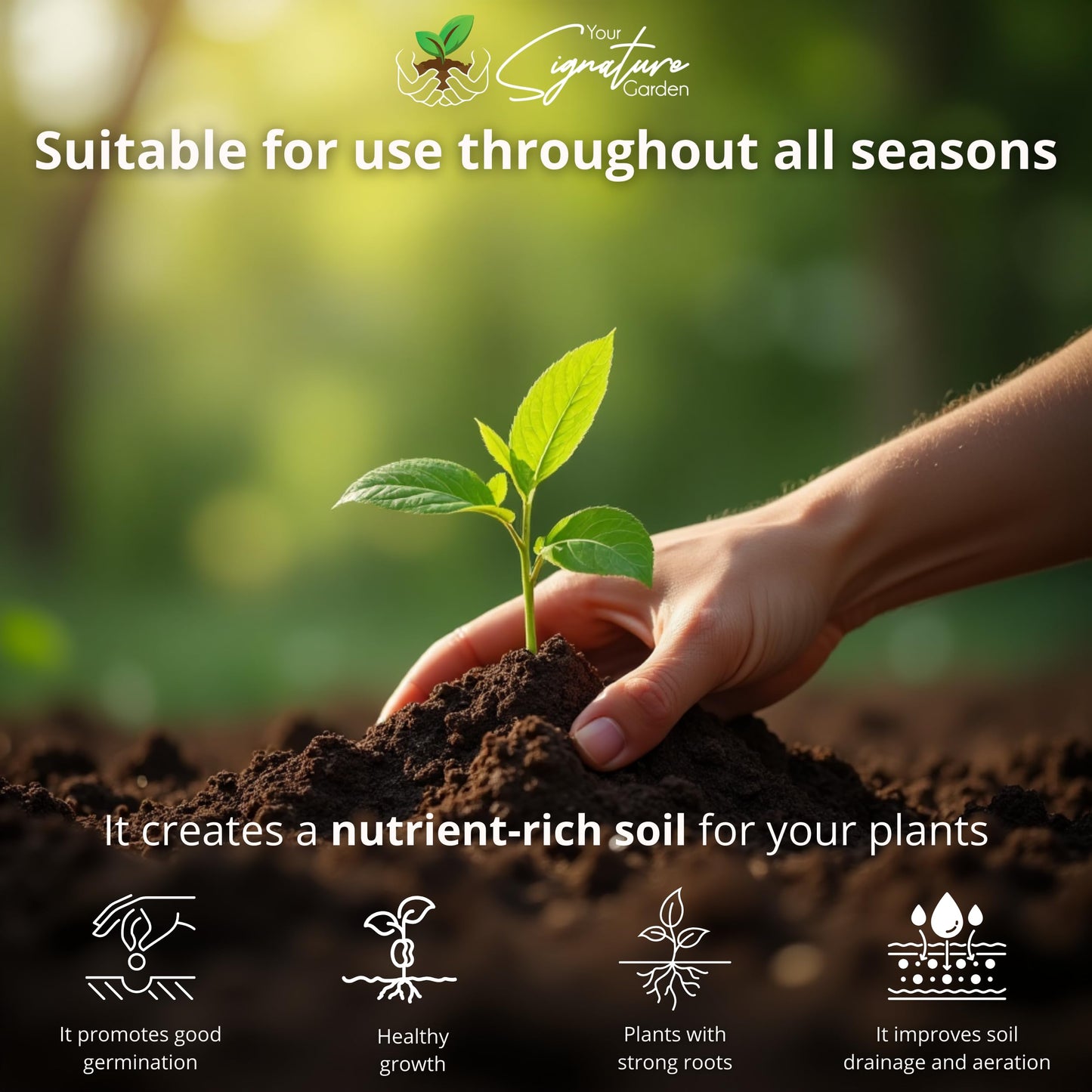 Laeto Multi Purpose Compost - Premium Potting Compost for Healthy Growth Top-Grade Potting Soil Peat Free for Flowers, Vegetables & Plants 100 Litre Bag