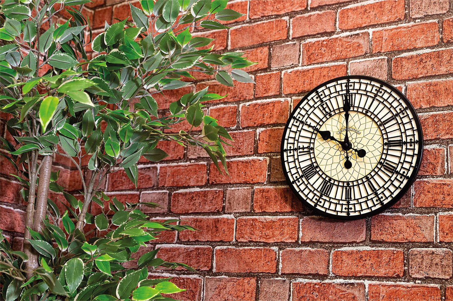 St Helens Home & Garden Big Ben Design Water Resistant Outdoor Clock 300mm / 12" - Sit back, relax and let time pass you by