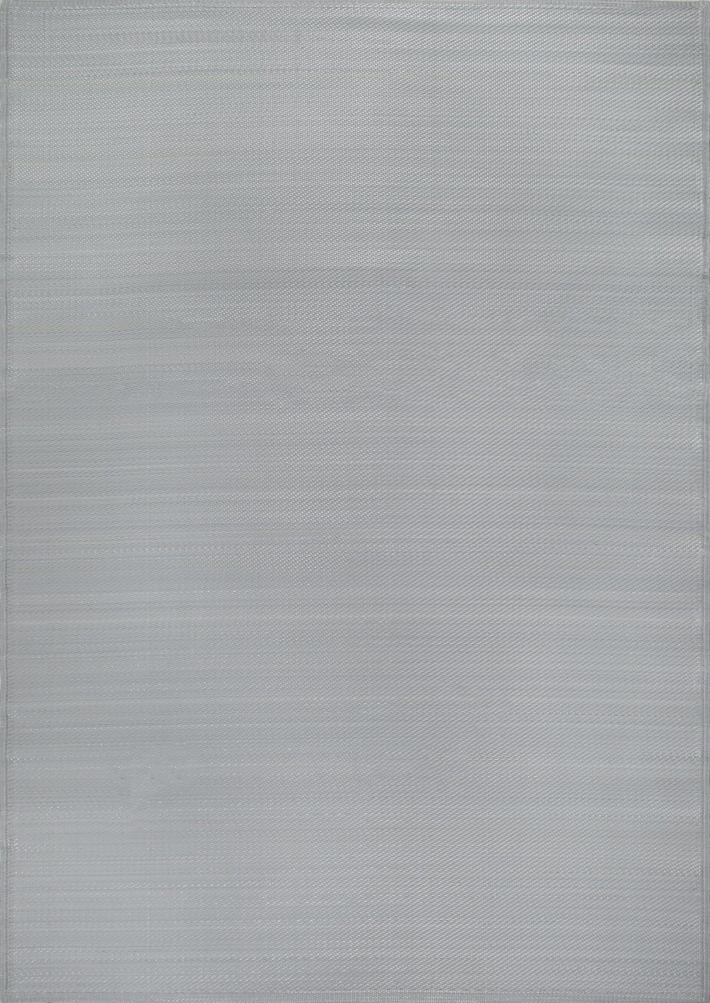 THE RUGS Urban Collection Outdoor Rug - Easy to Clean, Waterproof Plastic Outdoor Rugs for Garden, Patio, Balcony, Camping - Contemporary Plastic Straw Rug - Mono Grey, 90x150cm