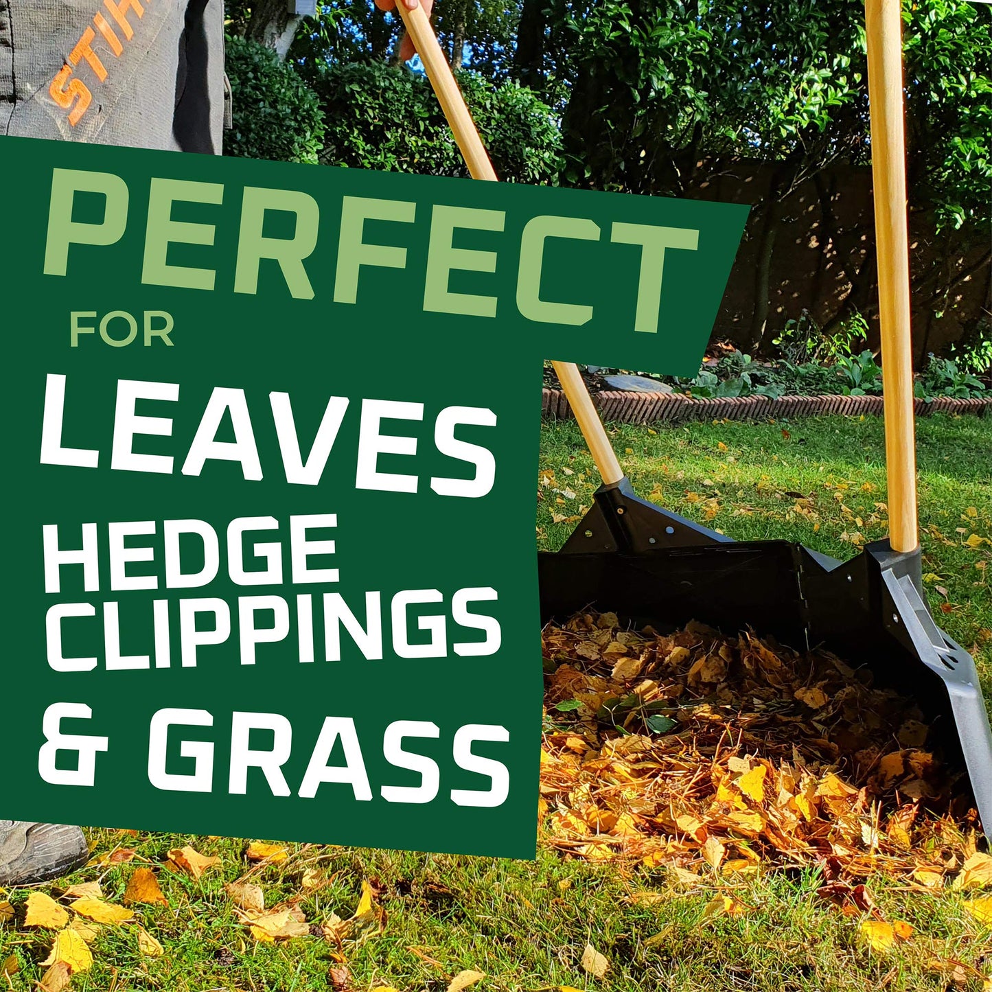 Clear N Collect Multi-Purpose Garden Leaf Rake Grabber/Collector, Gardening Leaf Collector For Collecting Leaves Easily And Without Back Pain