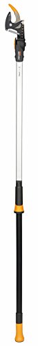 Fiskars PowerGear X Tree Pruner UPX82, Non-stick Coated, Steel Blade/Aluminium Handle, Length 1.6 m, Black/Orange, 1023625