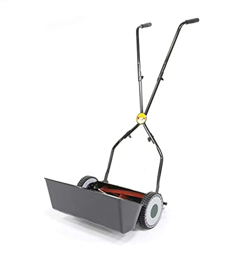 Webb WEH30 Hand Push Cylinder Lawnmower – 30cm Cut, 4 Heights, 17L Box