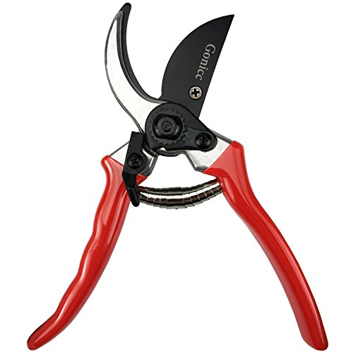 gonicc 8" Professional Secateurs Sharp Bypass Pruning Shears (GPPS-1002), Tree Trimmers Secateurs,Hand Pruner, Garden Pruner, Gardening Scissors, Bonsai Tools