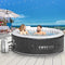 CosySpa Inflatable Hot Tub Spa [2022 Model] – Outdoor Bubble Hot Tub | 2-6 Person Capacity – Quick Heating | Round Hot Tub (Hot Tub Only - 4 Person)
