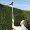Terratek 20V Long Reach Cordless Electric Hedge Trimmer 2.4m Telescopic Extendable Pole 45cm Cutting Length, 5 Positions for Tall Hedges, Battery Powered
