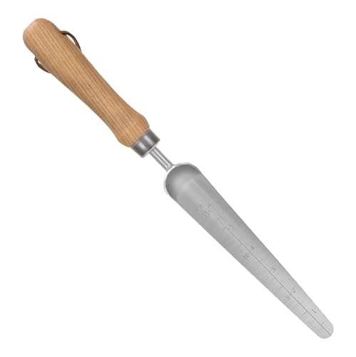 Stainless Steel Bulb Trowel with Wooden Handle
