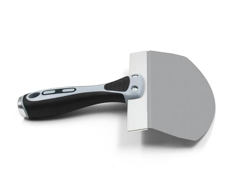 ROLLINGDOG Bucket Scoop - 6.5 inch Bucket Trowel for Drywall,Plaster,Stainless Steel Plaster Scoop,Idea for Clean Paint,Mortar,Putty,Plaster