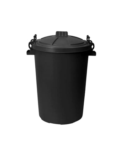 ORGANIZED 50L Heavy Duty Plastic Storage Bin with Lid