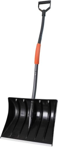 Large Capacity Snow Shovel with 16-Inch Wide Blade