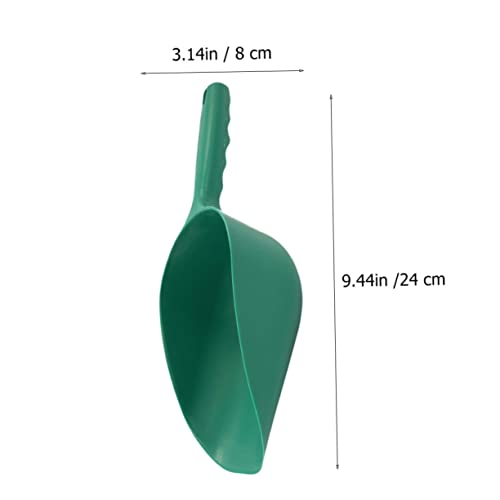 Milisten 2pcs Dirt Spoon Bulb Edger Sift Plant Clips Planting Plant Soil Scoop Tamper Digger Rake Scraper Gardening Tools Scoop Dirt Artifact Mulch Digging Pot Pet Grass Green Plastic