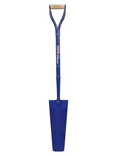 Faithfull All Steel Contractors Draining Shovel