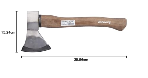 Ruthe VPA/GS Hatchet with Hickory Handle, Silver/Beige, 600 g