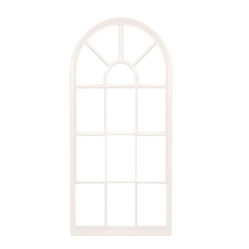 Arched Garden Mirror 69.5cm – White