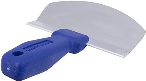 MARSHALLTOWN Bucket Scoop, Drywall and Plaster Tool, Stainless Steel Blade, Lightweight Plastic Handle, Aluminum Backing Plate, 4502SD