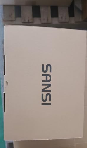 SANSI 27W LED Security Lights Outdoor Motion Sensor, 2700LM 5000K IP65 Waterproof Adjustable Dual Head LED Floodlight with PIR Sensor, 180° Detection Angle, 50Ft Detection Range (Mains Powered)