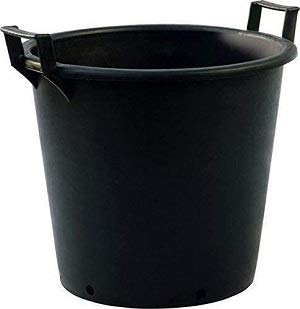 Easy Shopping 50 Litre Heavy Duty Large Plastic Plant Pots with Handles Outdoor Garden Tree Planters Containers (1)