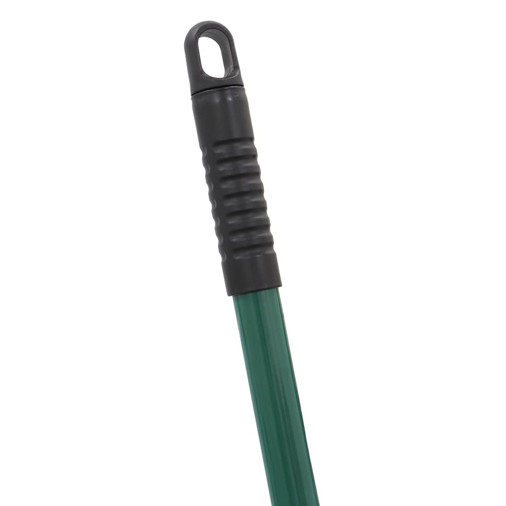 JVL Outdoor Soft Bristle Broom with Telescopic Handle, Green, 20-103, One Size