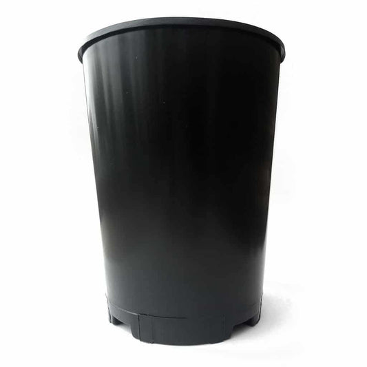 Elixir Gardens Black Recycled Plastic Deep Rose Pots 1,2,3,4 & 7 Litre Quality Plastic Plant Pots | 7ltr x 10