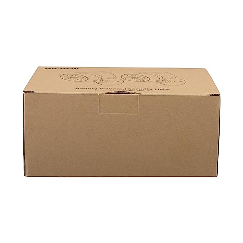 NICREW Battery Powered Outdoor LED Security Light 2-Pack, PIR Motion Sensor Spotlight, Weatherproof Outdoor Wall Light for Gardon Walkways