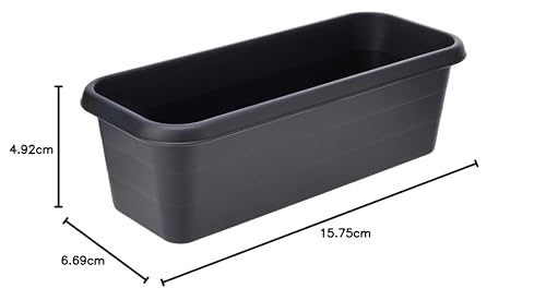 Stewart 2060005 Terrace Trough- Black, 40 cm