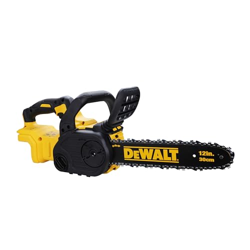 DEWALT DCM565N-XJ Electric Chainsaw 18V XR, 7.68 m/s Chain Speed, 30CM Bar & Chain
