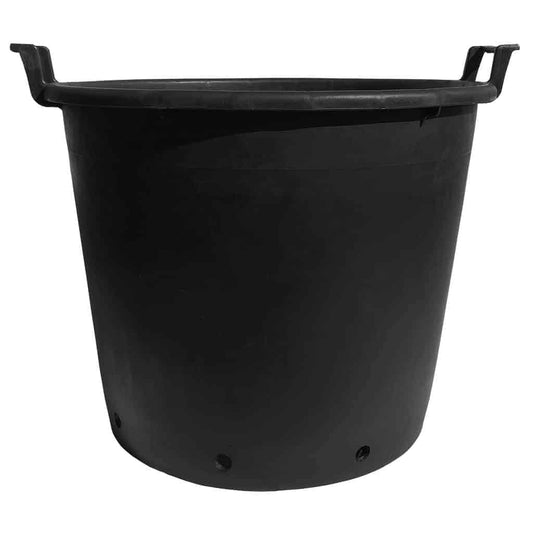 Elixir Gardens Large Recycled Plastic Plant Pot/Tree & Shrub Pots with Handles | 30, 35, 50, 75, 80, 95, 110 & 130 L Plastic Planter Pots in 1-10 Quantities | 110 Litre x 1