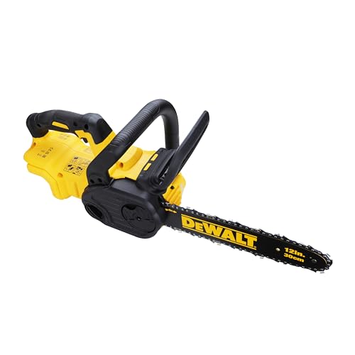 DEWALT DCM565N-XJ Electric Chainsaw 18V XR, 7.68 m/s Chain Speed, 30CM Bar & Chain