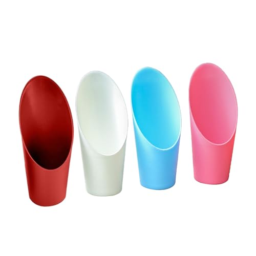 Lezevn Mini Plastic Soil Scoop Set (4 Pack)