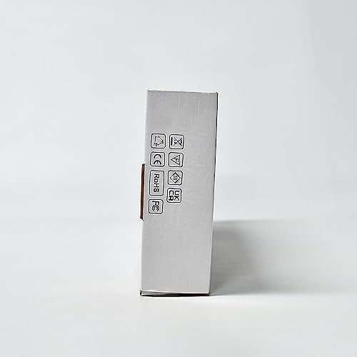 GEYUEYA Home LED Decking Lights RGB Ø45MM 12V 0.5W WiFi LED Decking Patio Lighting for Terrace Kitchen Outdoor Indoor Lamps with Remote Control - 6 Packs