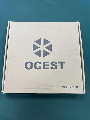 OCEST 10.5 Inch Garden Clock Outdoor Waterproof, Thermometer Silent Non-ticking Battery Operated Wall Clocks Retro Decorative for Pool, Kitchen, Patio