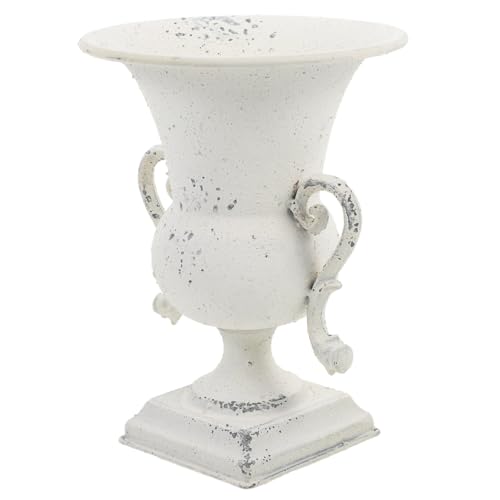 Alipis Rustic Metal Urn Planter for Garden & Patio