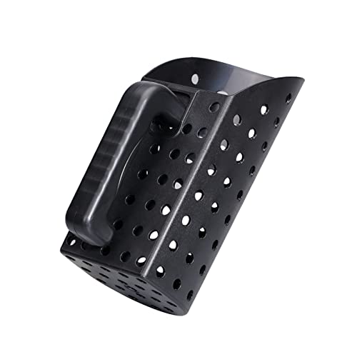 Metal Detecting Sand Scoop Set, Metal Detector Accessories, Portable Ergonomically Sturdy ABS Plastic Sand Scoop and Trowel for Treasure