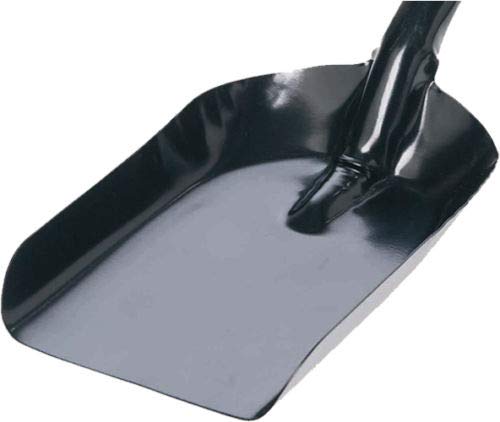 Unibos | Heavy Duty | Metal Coal Hand Shovel | Black | Durable One Piece Fireplace Shovel Scooping Coal and Ashes | Metal Dust Pan Multipurpose Hand Shovel