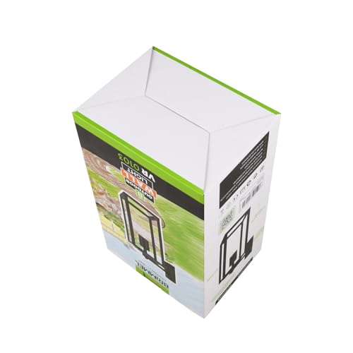 BRIMMEL Outdoor Wall Lights Aluminum Black Lantern Porch Light for Entryway Doorway, Outdoor Wall Lantern with Anti-Rust Sconce Light Fixture with Clear Glass Shade, Matte Black