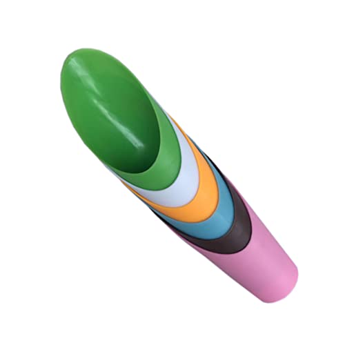 POPETPOP 10pcs Miniature Garden Trowel Set Small Plastic Soil Scoop for Mulch Potting Planting Random Color