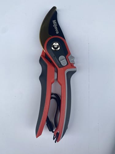 Garden Shears, Secateurs for Gardening Heavy Duty with High Carbon Steel Blades, Best Garden Pruner Scissors, Professional Gardening Hand Tools, Pruning Shears for Plants, Hedges and Flowers