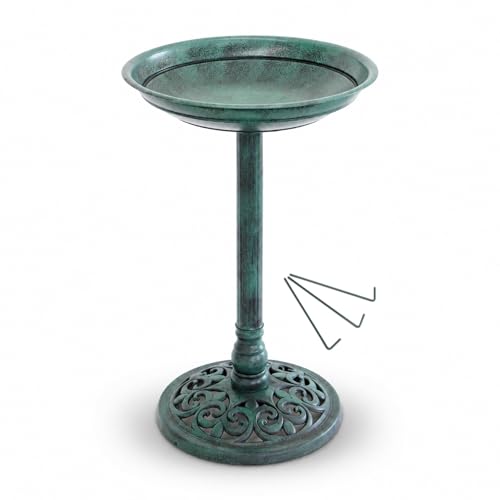 Oypla Traditional Ornamental Pedestal Bird Bath
