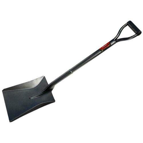 Square Point Mouth Shovel Spade Heavy duty All Steel Handle Robust Full Length
