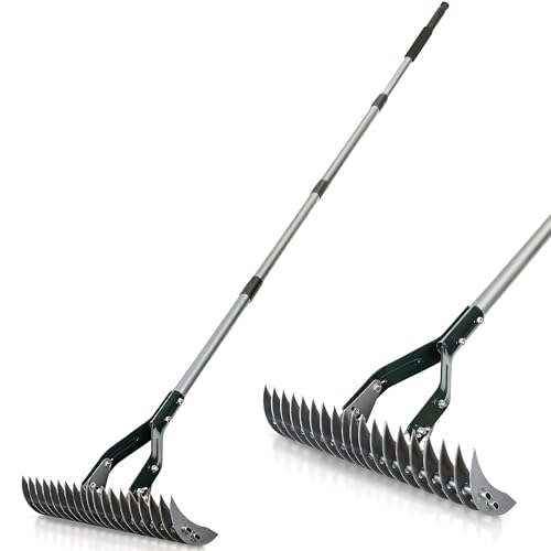 ORIENTOOLS Lawn Thatch Rake – 180cm Handle