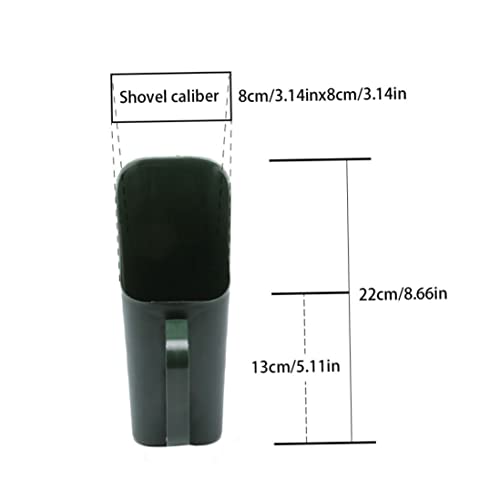 Garden Shovel Multifunctional Bucket Gardening Tool Small Plastic Handy Garden Scoop For Soil, Compost, Planting Garden Spade Green Scoop With Bucket Succulent Plant