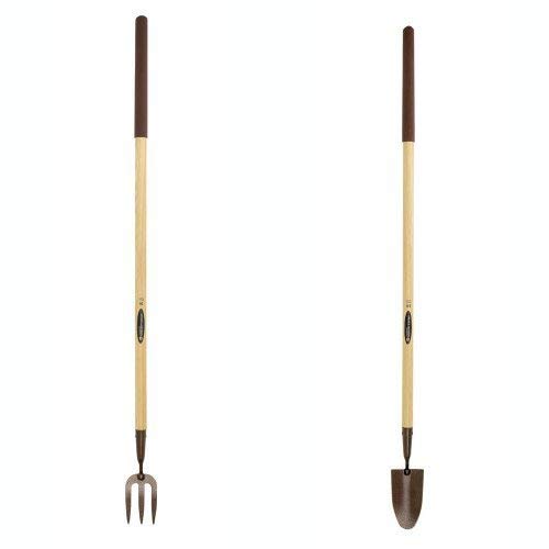 Spear & Jackson Elements Long Handled Weed Fork & Spear & Jackson Elements Long Handled Trowel Set