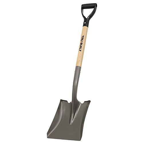 Truper 31176 Tru Built 28-Inch Square Point Shovel, D-Handle